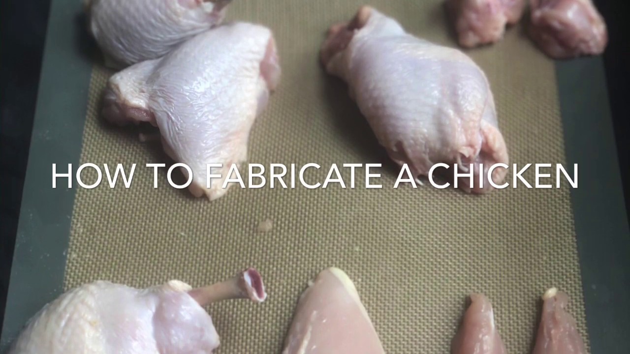 How to break down a whole chicken - YouTube
