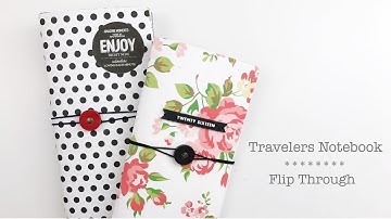 Travelers Notebook Flip Through | No.1