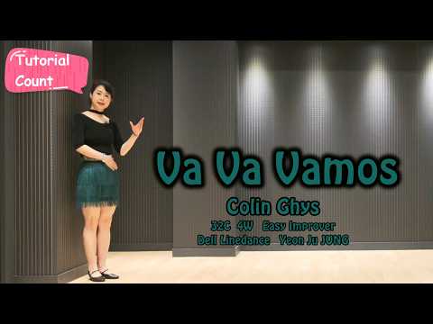 Va Va Vamos(Tutorial/Count) Linedance/바 바 바모스/Easy Improver/초중급/#DellLinedance #라인댄스 #성남 #분당 #정연주