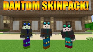 ★Minecraft Xbox 360 + PS3: Cool New Custom DanTDM Themed Skinpack + Texturepack Showcase★