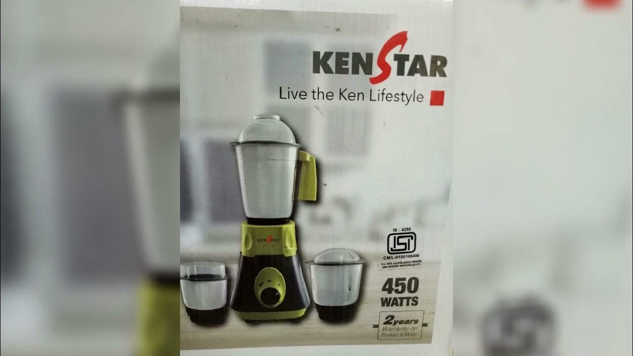 Kenstar mixer grinder modal spacio in just rate of 2500 fresh comon and
