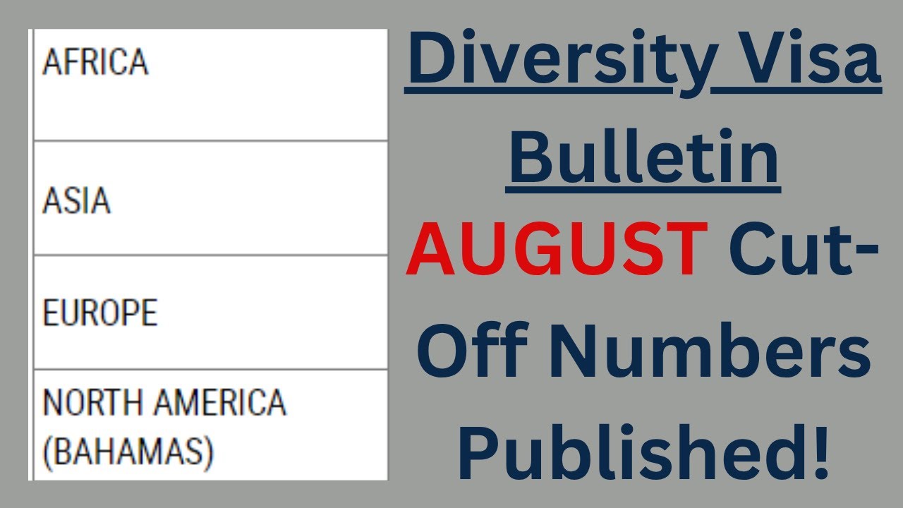 DV 2025 AUGUST Cut Off Numbers - YouTube
