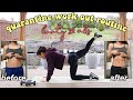 how i got abs & a booty after 2 weeks of quarantine (home workout routine)