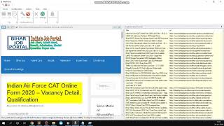 How to scrape job links in Biharjobsportal after removing the unwanted data from job details pages
