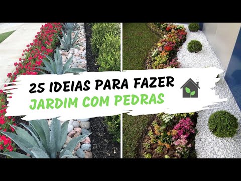 Vídeo: Como Pintar Brita Decorativa Para Canteiros De Flores?