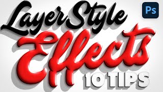 10 TIPS for Awesome Layer Style Effects in Photoshop!