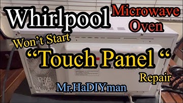 Whirlpool Microwave Over, How to Repair, Defective Touch Panel