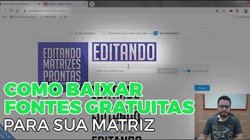 BAIXAR E INSTALAR FONTES DE MANEIRA FÁCIL, RÁPIDA E GRATUITA