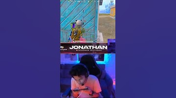 JONATHAN GAMING HACKER LIKE JIGGLE 1V3 CLUTCH! 🥵HACKER OR WOTT!👀🙀 #jonathan#shorts #bgmi  #viral