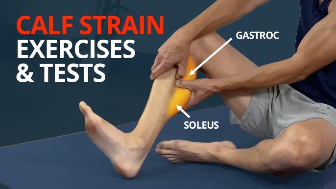 The 7 BEST Calf Muscle Strain Recovery Exercises & Stretches!