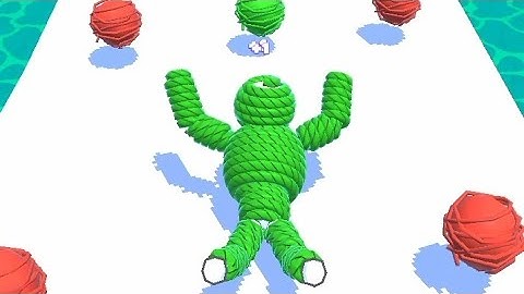 Rope-Man Run - All Levels Gameplay Android,ios (Levels 6-10)