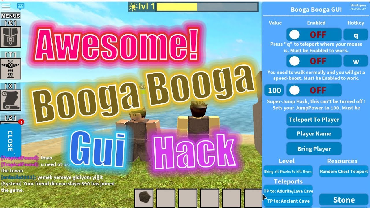 Roblox Booga Booga Hack Instant Kill Script 2019 Cheat App For Words With Friends - roblox booga booga gui script