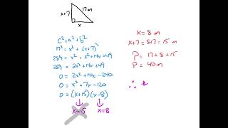 Solving Quadratic Word Problems by Factoring