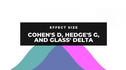 Tutorial: Effect Sizes - Part 1 (Cohen