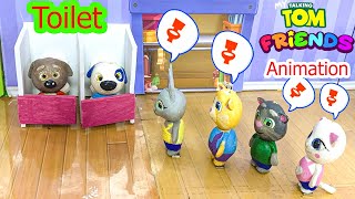 When the Toilet is Full My Talking Tom Friends In Real Life Animation DIY