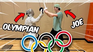 I Got an Olympian to Destroy My Friends in Fencing