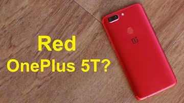 OnePlus 5T Lava Red unboxing