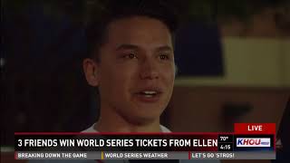 Ellen song is just the ticket to the World Series