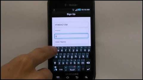 RemoteCam Android Tutorial: Sign Up