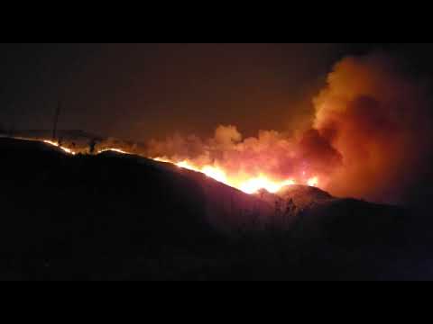 Incendio en la Vall d'Ebo agosto 2022