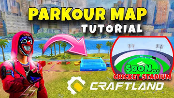 🤔 How To Make Parkour Craftland Map 📊 In ff | VIP GAMERS #freefire #craftland #craftlandtutorial