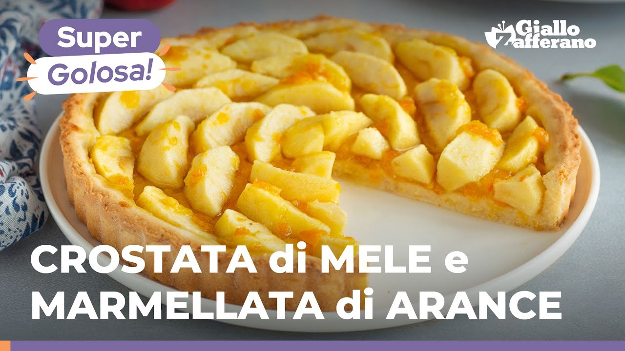 Тарт с яблочно-апельсиновым мармеладом: просто и вкусно! 🍏🍊😋