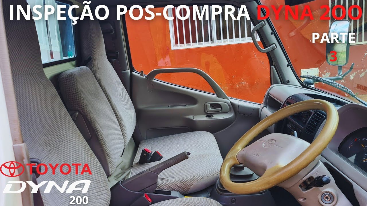 Inspeção pós-compra de Toyota Dyna 200 importada do Japão para Moçambique ANW 670 Parte 3