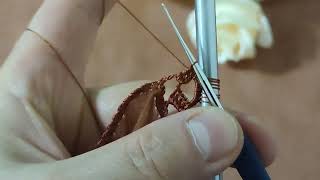 Takipçi Isteği Üzerine Yapılan Kumboncuklu Tek Sıra Tiğoya Modeli 750.Model