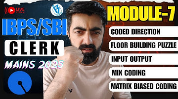 IBPS/SBI CLERK MAINS 2025 : MODULE 07 || Misc + Puzzles, Exam Relevant || By Dhruva Sir
