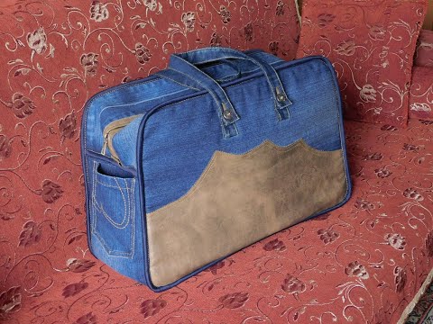 Дорожная сумка из старых джинсов своими руками выкройки