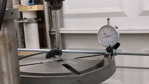 Drill Press Setup P3: Drill Press Table Adjustments