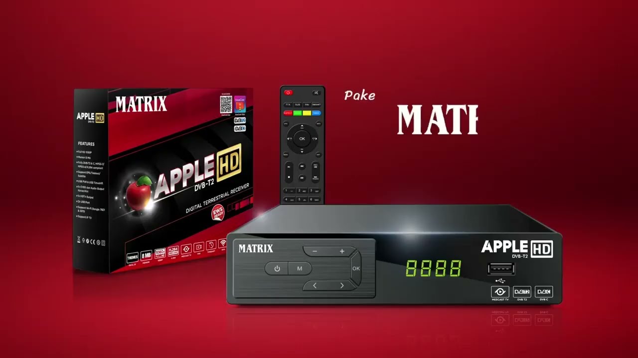 Iklan Matrix DVB-T2 Apple HD (2022)