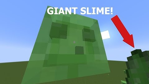 How to get GIANT SLIME Spawn Egg! 1 COMMAND!!