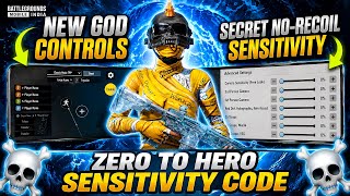BGMI 4.4 Update Sensitivity Code 😱 Best Zero Recoil Settings 2026 | PUBG Mobile Best Sensitivity