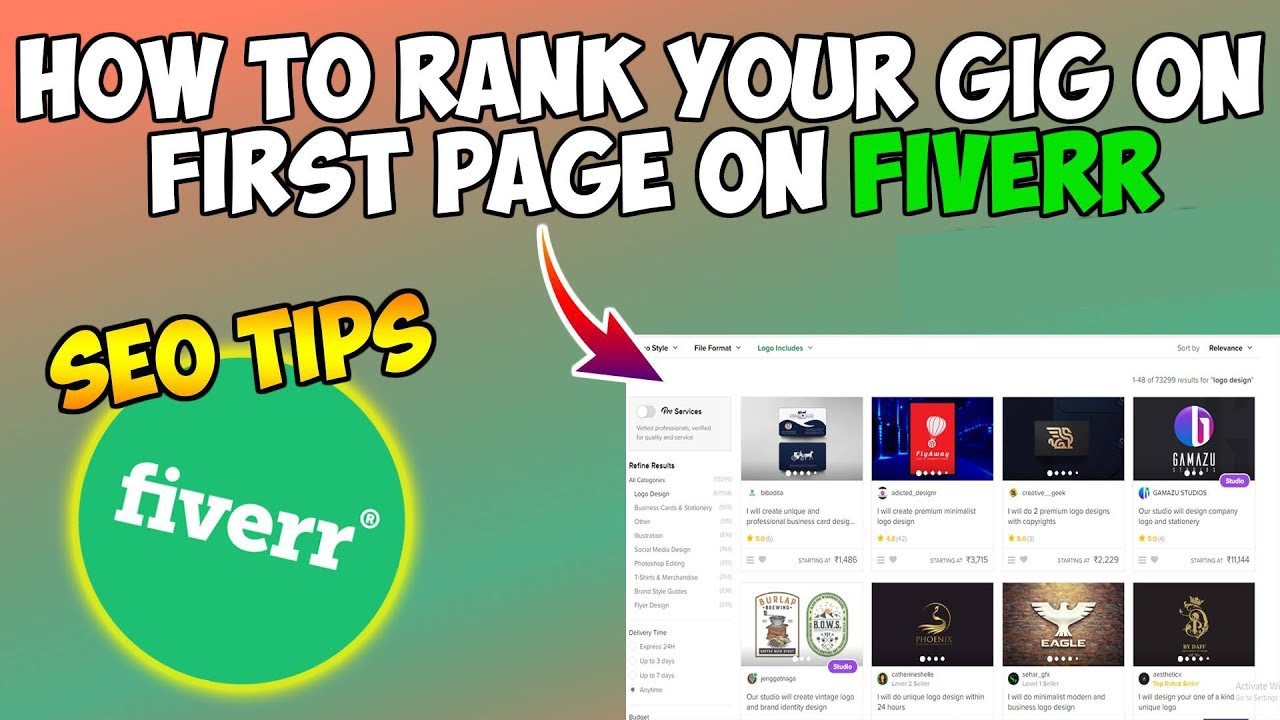 How To Rank Fiverr Gig On First Page || How To Rank Your Gig On First ...