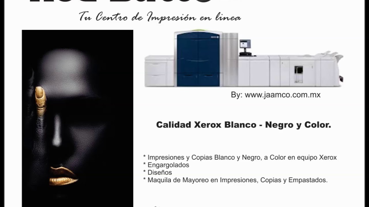 Redbutton Impresiones Y Copias Color Blanco Y Negro Youtube