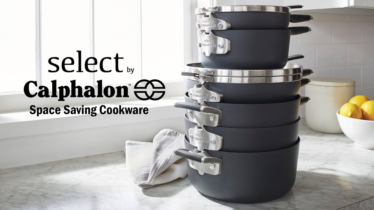 Select by Calphalon™ Space-Saving Nonstick 7-Pc Starter Cookware Set