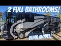 2019 FORETRAVEL REALM BUNK MODEL WITH 2 BATHS FOR SALE $589,000