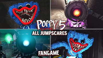 Poppy Playtime Chapter 5 Demo Fangame - All Jumpscares