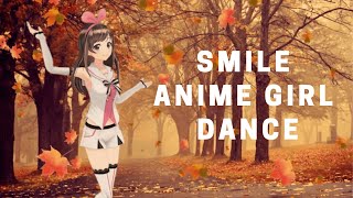 Anime girl dance👩👩👩 . Song :smile