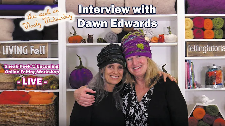 #feltingtutorial...  #nunofelt Interview with Dawn...