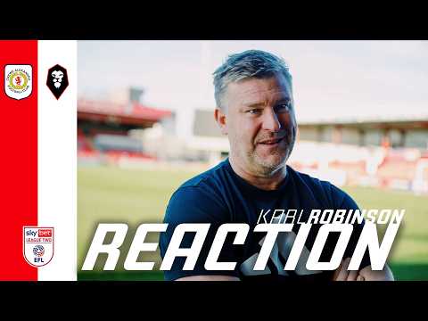 There's going to be so many more twists and turns 🗣️ | Karl Robinson after Crewe defeat