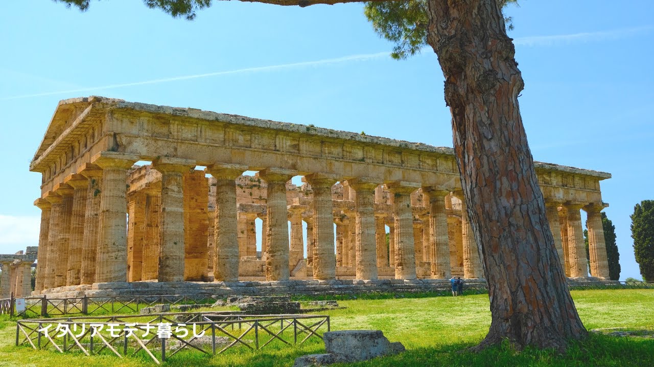 南イタリアの遺跡 美味しいもの多々 ギリシャ様式ペストゥム遺跡 美食の旅 Greek Style Ruin Paestum Gastronomy Of Southern Italy Youtube