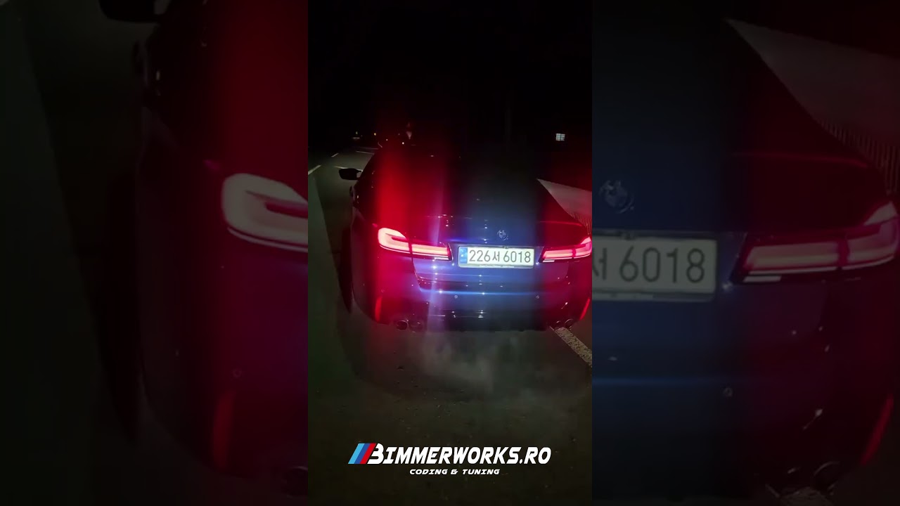 BMW G30 530I LCI - Pops & Bangs Exhaust Sound Enable 