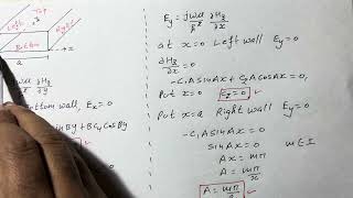 Solution of EM Wave in TE Mode in Rectangular Coordinates Part-4 | Waveguide | R K Classes | Lec-14