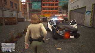 Gta  LSPDFR Playing As a Female LSSD/LASD City Of Compton - CVPI Patrol