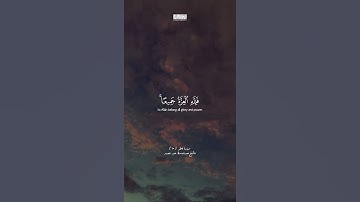 سورة فاطر | #القران_الكريم #الله #allah #القرآن_الكريم #explore #foryou #fy #اكسبلور #المنشاوي #fyp