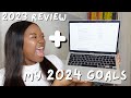 Sharing all of my 2024 goals  an honest review of my 2023