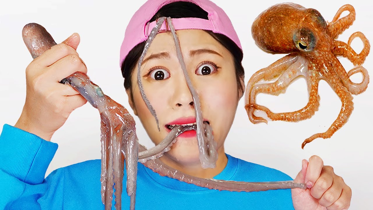 ⁣Mukbang Bạch tuộc sống DONA Việt Nam