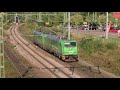 (HD) Freight & Passenger trains at Borlänge Central station, Sweden - 7-8/9/15